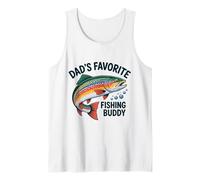 Lo Que más me Gusta es IR a Pescar con papá Camiseta sin Mangas