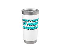 Lo que necesito es más cencerro | Sábado 2000's retro Vaso térmico de acero inoxidable de doble pared