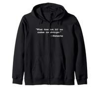 LO Que NO ME Mata ME Hace MÁS Fuerte Nietzsche Sudadera con Capucha