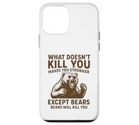 Lo Que no te Mata te Hace más Fuerte Excepto los Osos Que acampan Carcasa para iPhone 12 Mini