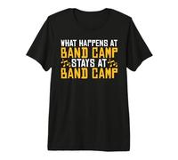 Lo Que Pasa en Band Camp se Queda en Band Camp Camiseta Premium