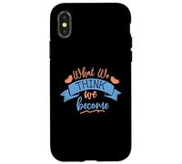 Lo que pensamos que nos convertimos en inspiradores de yoga Carcasa para iPhone X/XS
