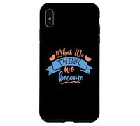 Lo que pensamos que nos convertimos en inspiradores de yoga Carcasa para iPhone XS Max