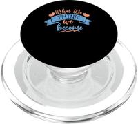 Lo que pensamos que nos convertimos en inspiradores de yoga PopSockets PopGrip para MagSafe