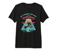 Lo Que piensan los Bateristas sobre lo Retro Camiseta Premium