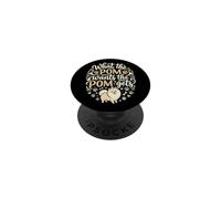 Lo Que Pom Quiere el Humor de los Padres del Perro Pomerania PopSockets PopGrip Adhesivo