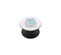 Lo Que Quiere el Doxie: Divertido Perro Salchicha, mamá, papá PopSockets PopGrip Adhesivo