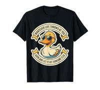 Lo Que Sea Que la Vida Piensa en ti Deje Que golpee a Otra Persona Camiseta