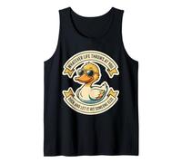 Lo Que Sea Que la Vida Piensa en ti Deje Que golpee a Otra Persona Camiseta sin Mangas