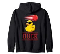 Lo Que Sea Que la Vida te Lance Pato Deja Que golpee a Alguien más Sudadera con Capucha