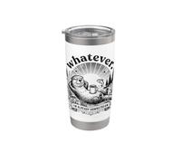 Lo que sea que no moleste Cottagecore Otter Chill Vaso térmico de acero inoxidable de doble pared