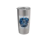 Lo que sea que papá quiera papá obtiene lobo Vaso térmico de acero inoxidable de doble pared