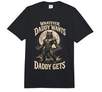 Lo Que Sea Que papá quiera papá obtiene Luna de Hombre Lobo Comfort Colors Adult Heavyweight T-Shirt