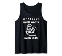 Lo Que Sea Que papá quiera, papá recibe una Divertida declaración de papá y Padre Camiseta sin Mangas