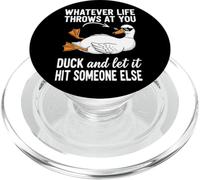 Lo que sea que te lance pato y deja que golpee a alguien más PopSockets PopGrip para MagSafe