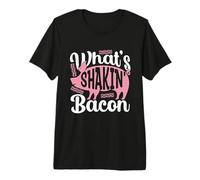 Lo Que Shakin' Bacon Farm Animal ama la cría de Cerdos Camiseta Premium