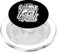 Lo Que sientes se Convierte en una Cita Real PopSockets PopGrip para MagSafe