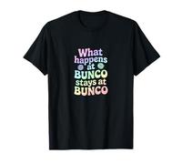 Lo Que Sucede en Bunco se Queda en Bunco Camiseta