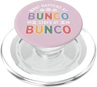 Lo Que Sucede en Bunco se Queda en Bunco PopSockets PopGrip para MagSafe