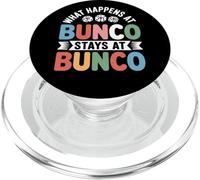 Lo Que Sucede en Bunco se Queda en Bunco PopSockets PopGrip para MagSafe