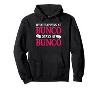 Lo que sucede en Bunco se queda en Bunco Sudadera con Capucha