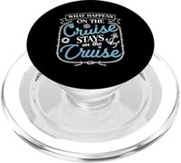 Lo Que Sucede en el Crucero se Queda Divertido en el Viaje del Crucero PopSockets PopGrip para MagSafe