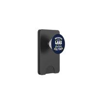 Lo Que Sucede en el Lago se ríe Todo el año Fun Lake PopSockets PopWallet para MagSafe