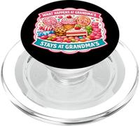 Lo Que Sucede en Las estancias de la Abuela de la Abuela Candy PopSockets PopGrip para MagSafe