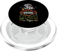 Lo Que Sucede en Las Vegas se Queda en Vegas Gambling Casino PopSockets PopGrip para MagSafe