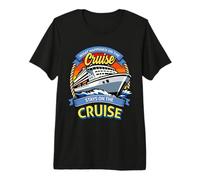 Lo Que sucedió en el Crucero se Queda Divertido en el Crucero Camiseta Premium