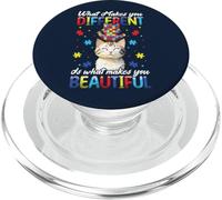 Lo Que te Hace Diferente es lo Que te Hace Hermoso Autismo PopSockets PopGrip para MagSafe