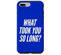 Lo Que te llevó Tanto Tiempo Divertido Corredor de maratón Correr Amante Carcasa para iPhone 7 Plus/8 Plus