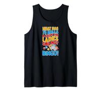 Lo que tiene 75 bolas y mantiene a las damas sonriendo bingo Camiseta sin Mangas
