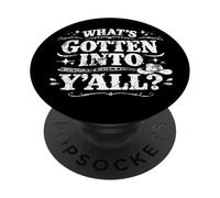 Lo Que Tiene en ustedes Divertido Estilo sureño al Estilo Occidental PopSockets PopGrip Adhesivo