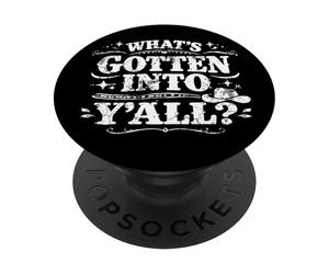 Lo Que Tiene en ustedes Divertido Estilo sureño al Estilo Occidental PopSockets PopGrip Adhesivo