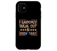 Lo Retro irrumpe al Azar en Las melodías de los espectáculos | Broadway Theater Carcasa para iPhone 11