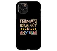 Lo Retro irrumpe al Azar en Las melodías de los espectáculos | Broadway Theater Carcasa para iPhone 11 Pro