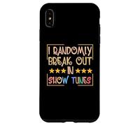 Lo Retro irrumpe al Azar en Las melodías de los espectáculos | Broadway Theater Carcasa para iPhone XS MAX