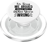 Lo Siento, argumentamos Que Realmente lo Odio Cuando estás Equivocado PopSockets PopGrip para MagSafe