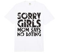 Lo Siento Chicas mamá Dice Que no Hay Citas Anuncio de Embarazo Comfort Colors Adult Heavyweight T-Shirt