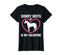 Lo Siento Chicos mi Caballo es mi Amor Ecuestre de San Valentín Camiseta