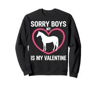 Lo Siento Chicos mi Caballo es mi Amor Ecuestre de San Valentín Sudadera