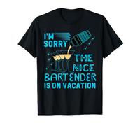 Lo siento, el buen camarero está de vacaciones Bartender diciendo Camiseta
