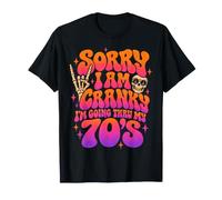 Lo Siento, Estoy malhumorado yendo a través de mis 70s Retro Groovy Camiseta