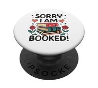 Lo Siento, Estoy Reservado Leyendo Floral Bookish Bliss para lectores PopSockets PopGrip Adhesivo