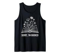 Lo Siento, Estoy Reservado Libro Floral Amor Lectura acogedora del ratón de Biblioteca Camiseta sin Mangas