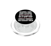 Lo Siento, herí Tus Sentimientos estúpido PopSockets PopGrip para MagSafe