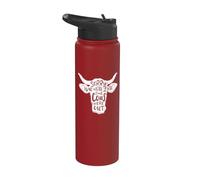 Lo siento llegamos tarde las vacas salieron Stainless Steel Insulated Water Bottle
