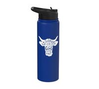 Lo siento llegamos tarde las vacas salieron Stainless Steel Insulated Water Bottle