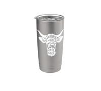 Lo siento llegamos tarde las vacas salieron Vaso térmico de acero inoxidable de doble pared